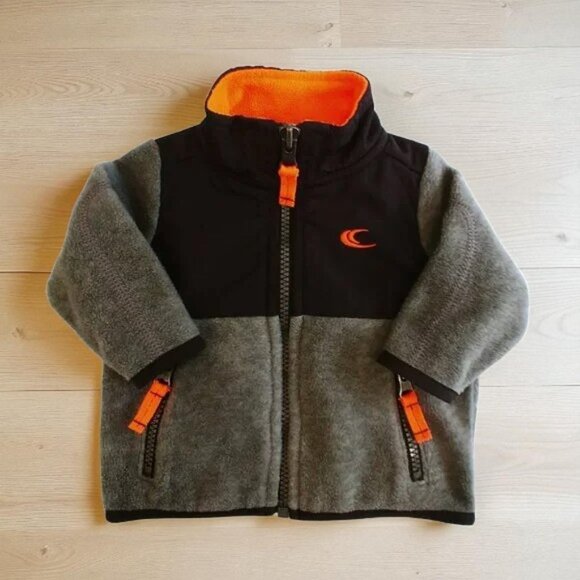 Carter's Colourblock Fleece Neon Accents Jacket 3 Months - Picture 2 of 8